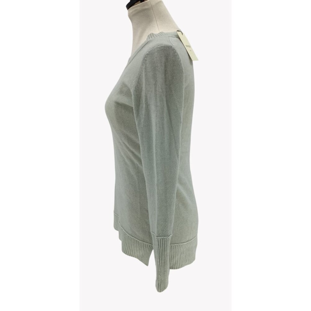 NWT Cynthia Rowley Womens Mint 2-Ply 100% Cashmere Sweater S - Picture 4 of 8